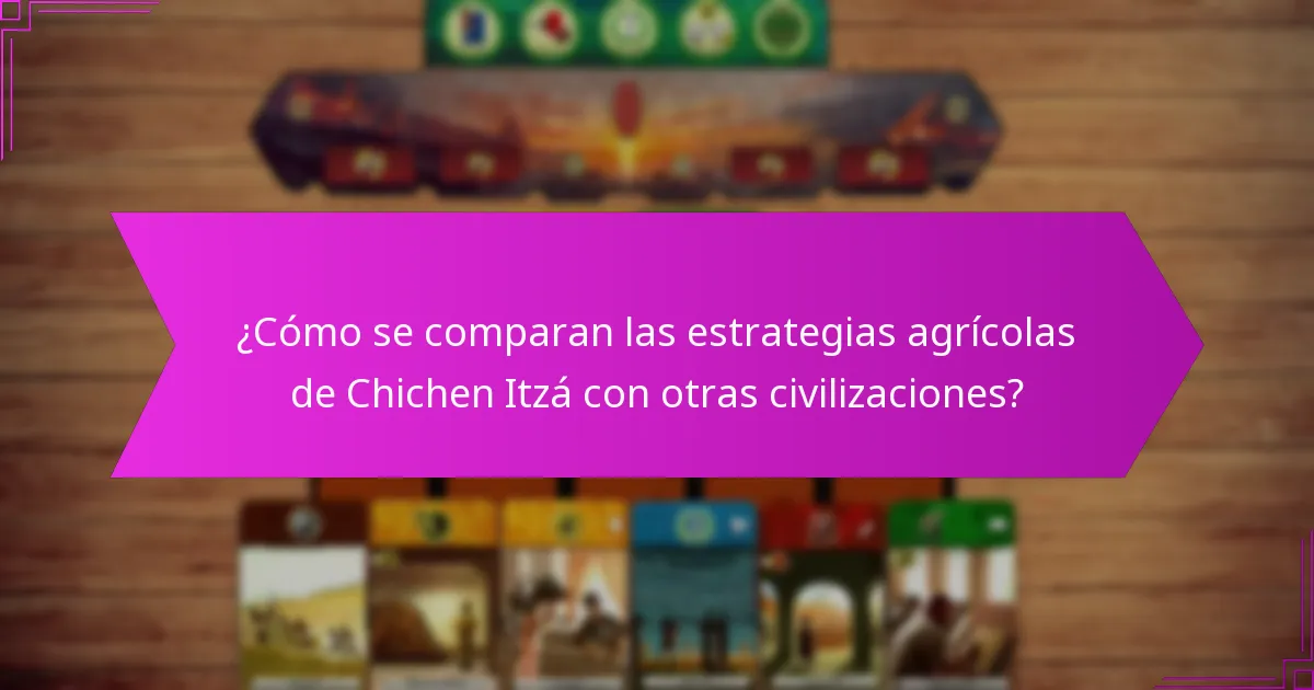 ¿Qué beneficios de edad experimentó Chichen Itzá a partir de sus prácticas agrícolas?