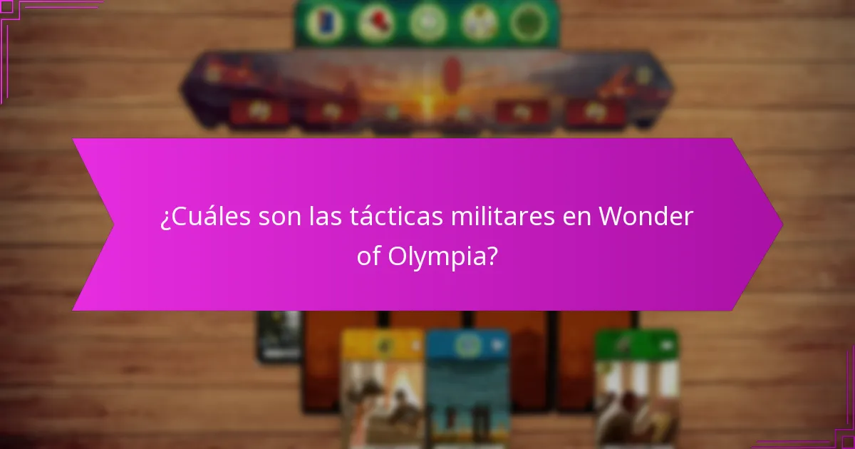 ¿Cuáles son las tácticas militares más efectivas en el juego competitivo?